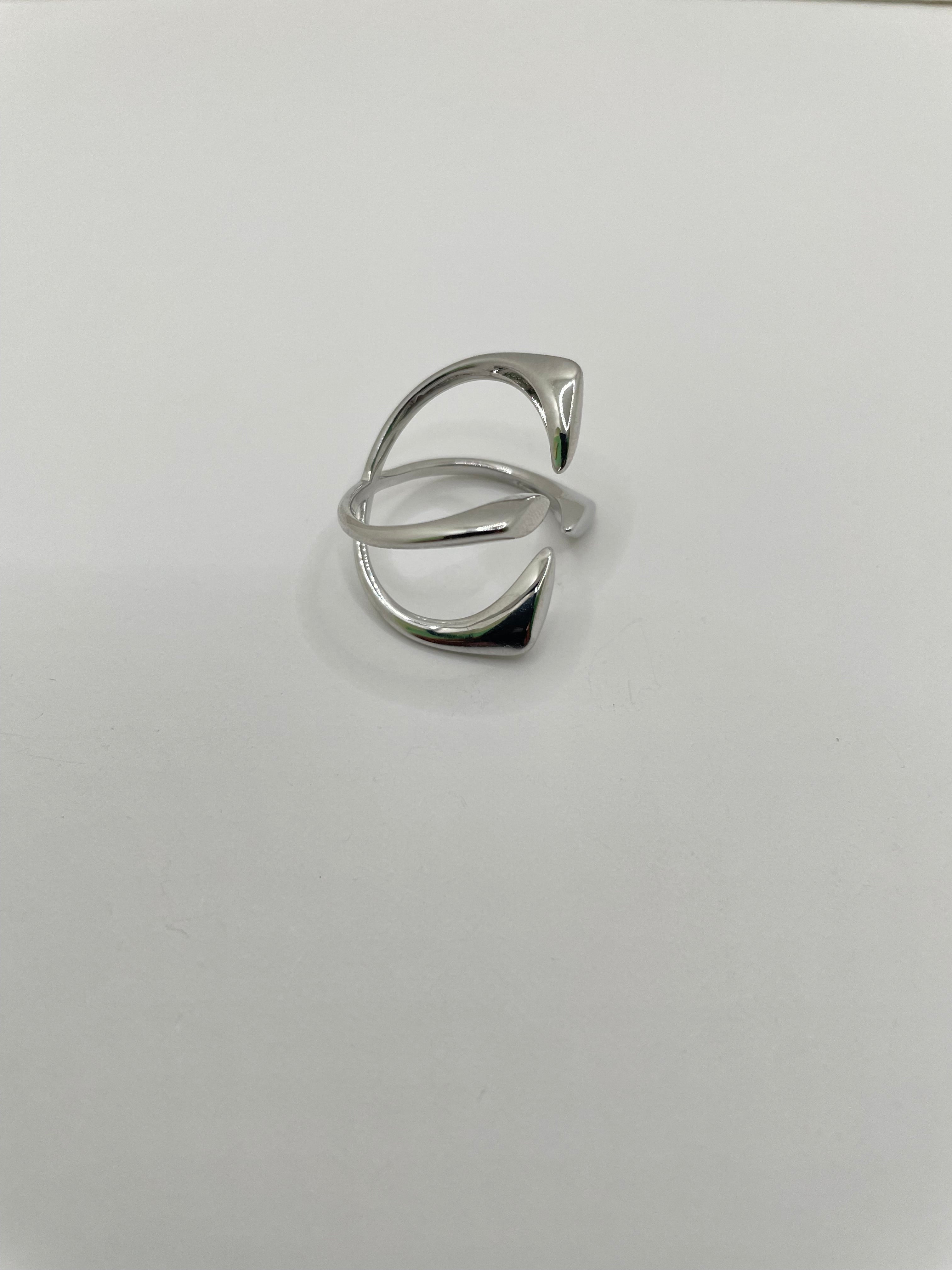 Tapiwa Solid Silver Cross Arch Ring