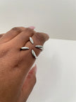 Tapiwa Solid Silver Cross Arch Ring