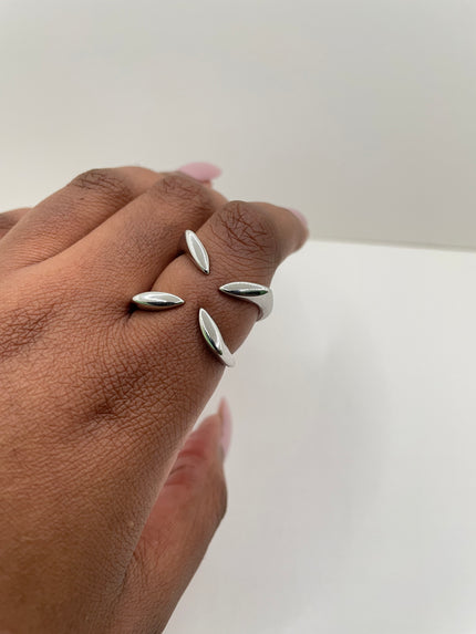 Tapiwa Solid Silver Cross Arch Ring