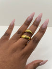Tumelo Triple Spiral Gold Ring