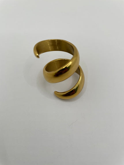 Tumelo Triple Spiral Gold Ring
