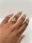 Nomacebo Yellow Zircon Embellished Ring