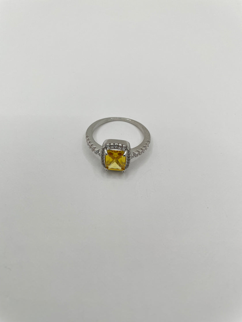 Nomacebo Yellow Zircon Embellished Ring