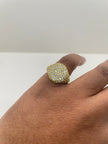 Tshego Gold Embellished Signet Ring