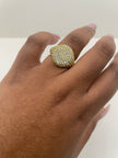 Tshego Gold Embellished Signet Ring