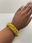 Lucy Gold Twisted & Textured Bracelet Cuff