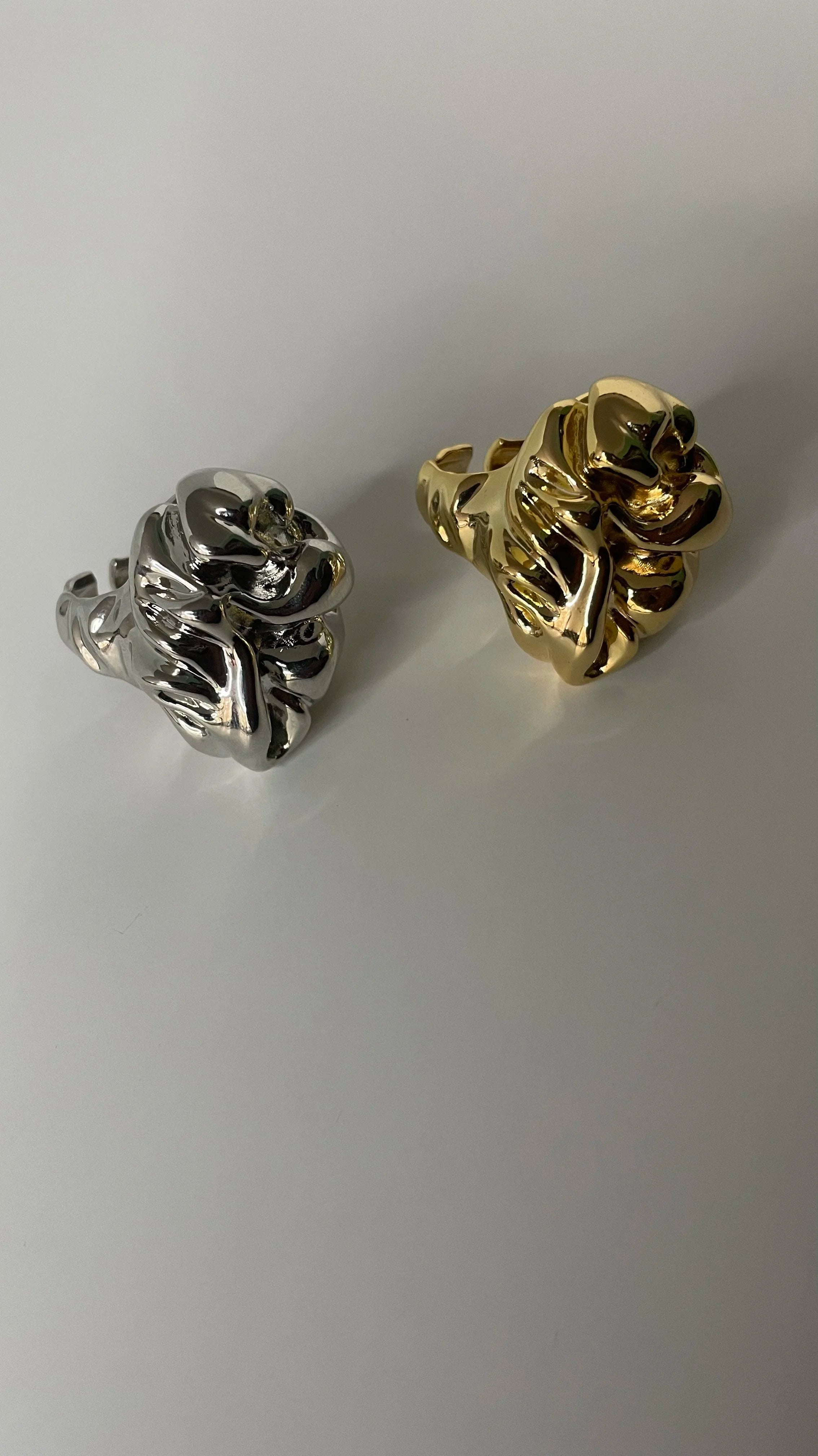 Mutsa Gold Molten Metal Ring
