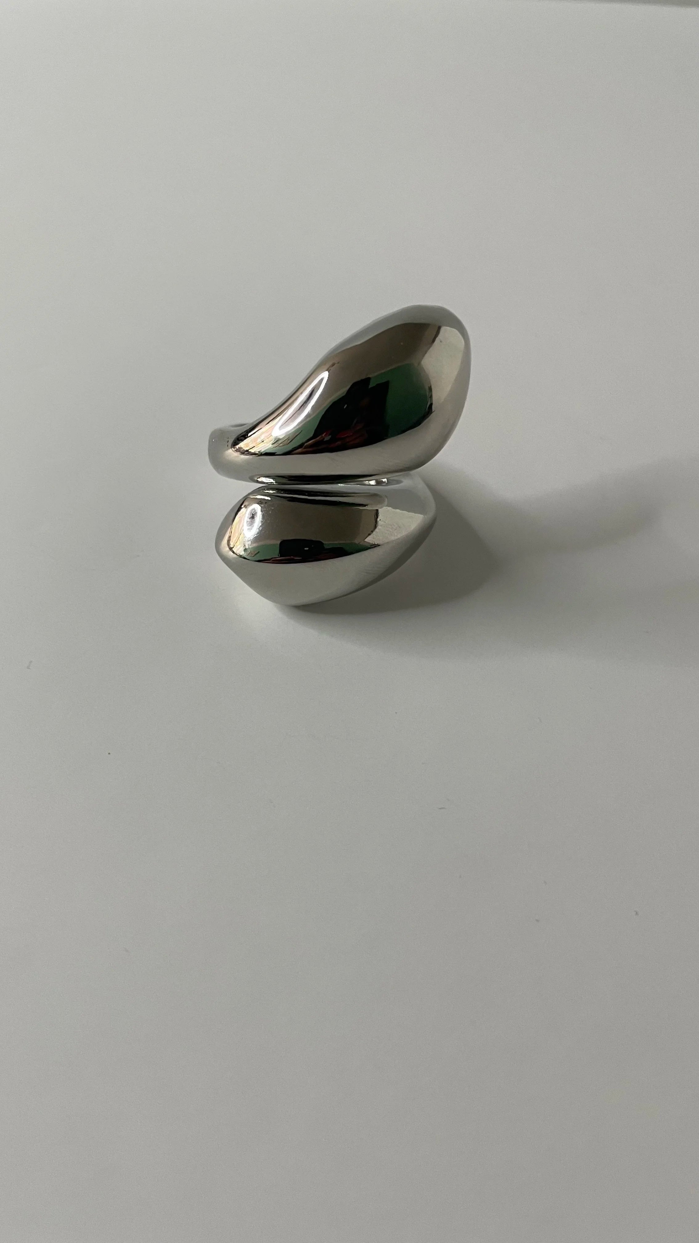 Kaya Silver Wrap Around Teardrop Ring