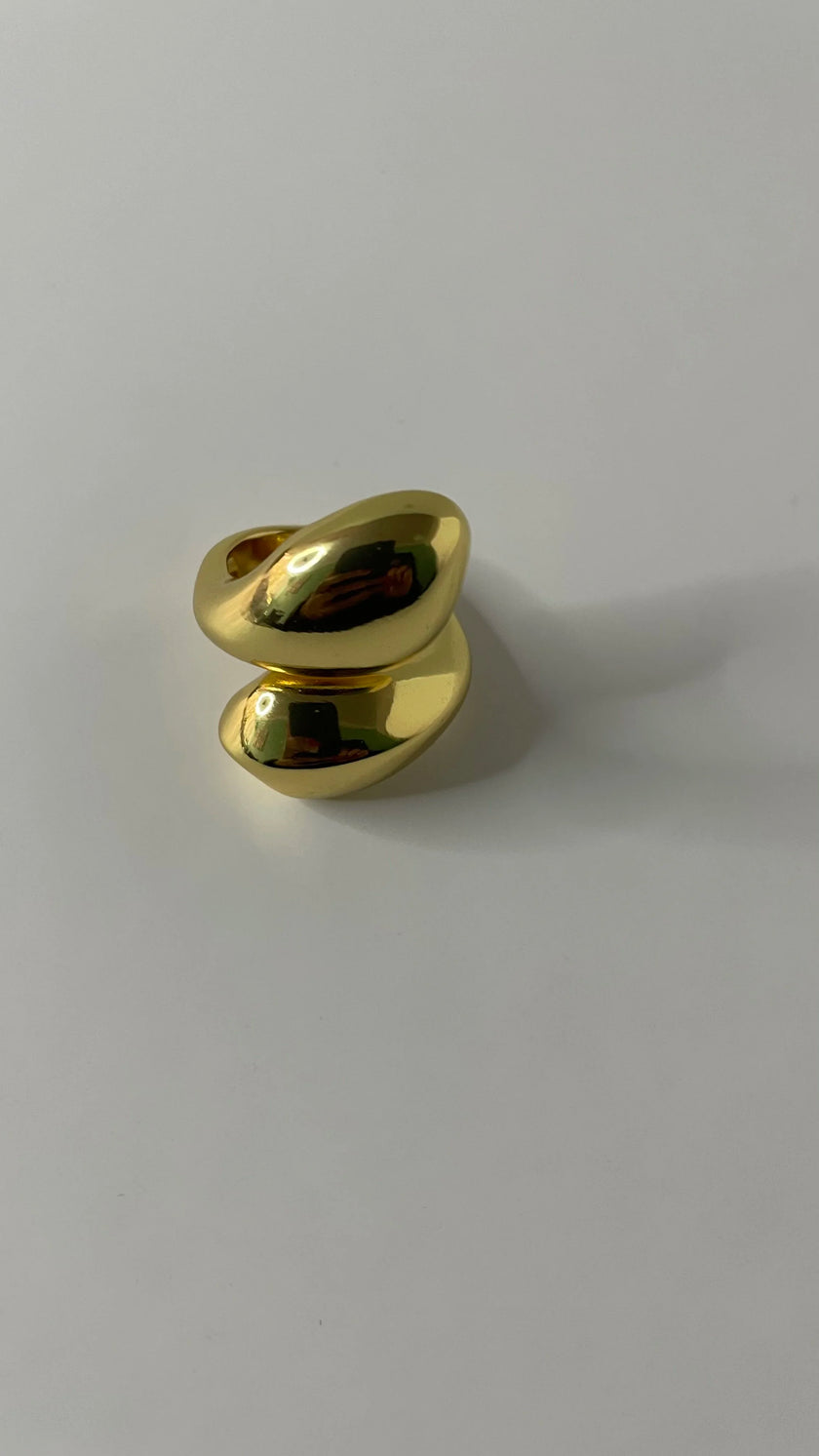 Kaya Gold Wrap Around Teardrop Ring