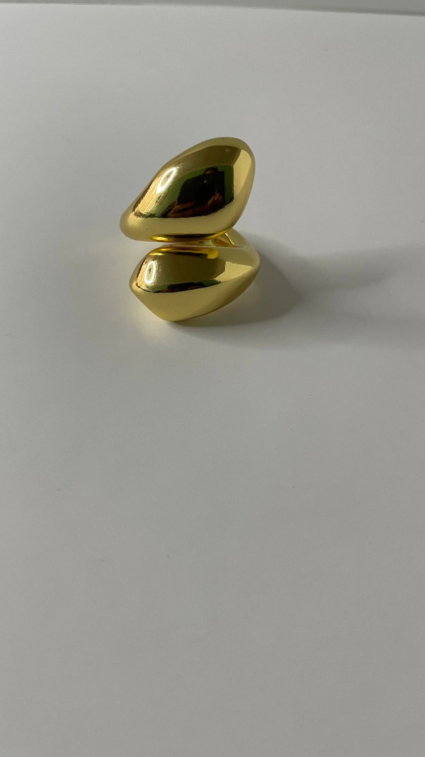 Kaya Gold Wrap Around Teardrop Ring