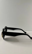 Noks Black & Gold Double Frame Cat-Eye Sunglasses
