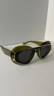 Yols Green Double Aviator Frame Sunglasses