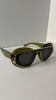 Yols Green Double Aviator Frame Sunglasses