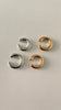 Oku Modern Minimalist Gold & Silver Ear Cuffs