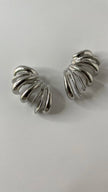 Briska Silver Threaded Wing Ear Cuff Earring