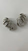 Briska Silver Threaded Wing Ear Cuff Earring