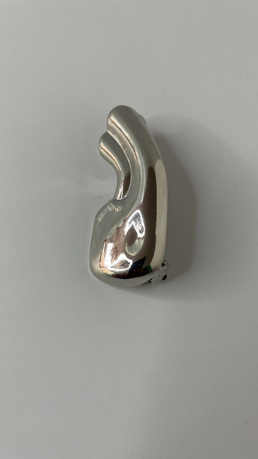 Berni Silver Half Ear Contour Earring