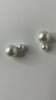 Sash Modern Double - Sided Pearl Earring