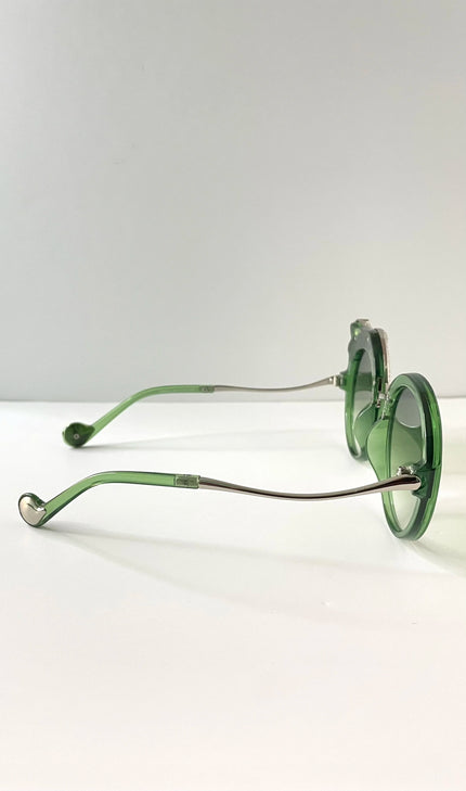 Noku Transparent Green Tinted Lens Sunglasses