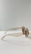 Pretty Peach Flower Cat-Eye Sunglasses