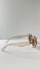 Pretty Peach Flower Cat-Eye Sunglasses