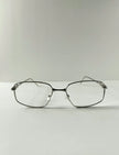 Tiana Silver Minimalist Clear Metal Glasses